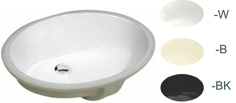 Oval Vanity 1714 - White