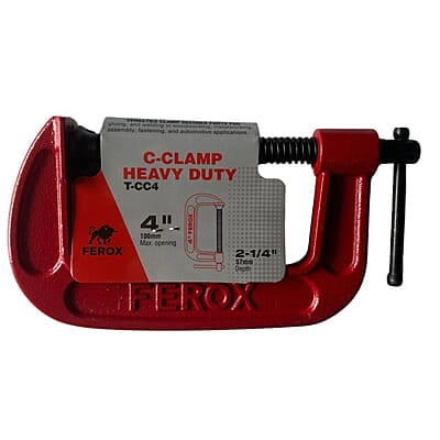 Ferox 4" C-Clamp Heavy Duty