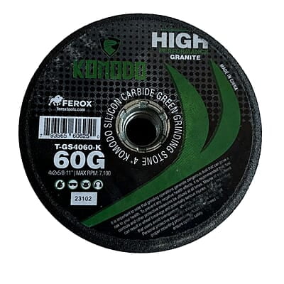 Komodo Hybrid Grinding Wheel - 4", 60 grit, Box of 10 Wheels