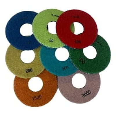 Budder Velcro Turbo Pad - 6", 30 grit