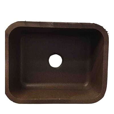 Medium Single Bowl, Granite Composite, Mocha