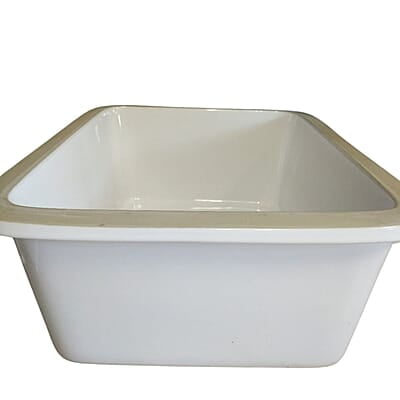 Vitreous China Medium Single Bowl