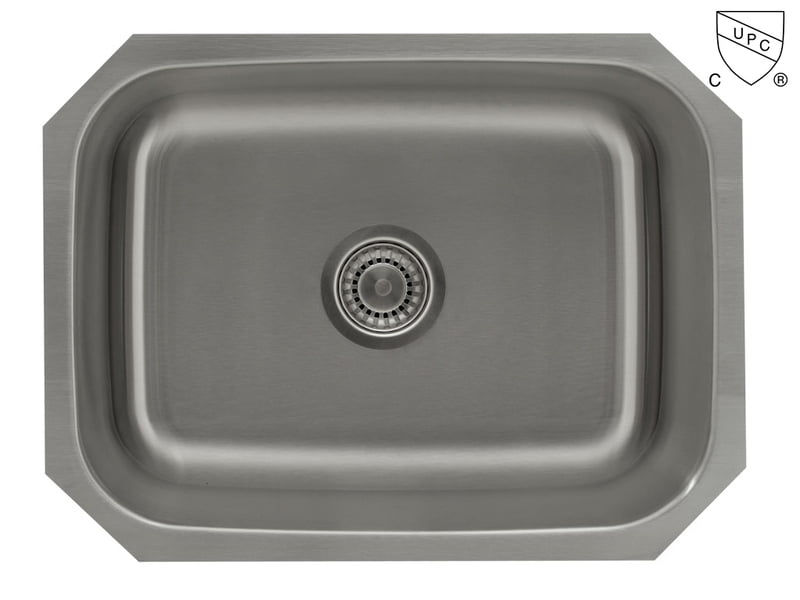 Medium Single Bowl - 18g V Series, ADA