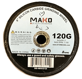 Mako Grinding Wheel, Silicon Carbide - 4", 120 grit