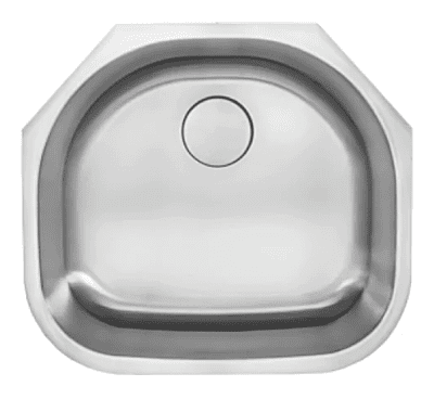 Single Bar Bowl, D-Shaped-18g, H Series