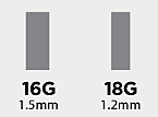 Double Offset Bowl, Big Left, D-Shape - H Series, 18g