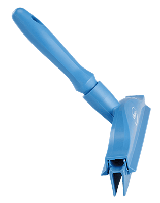 Hygienic Hand Squeegee w/ Replacement Cassette, 9.8", Blue